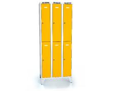  Divided cloakroom locker ALDUR 1 with feet 1920 x 750 x 500